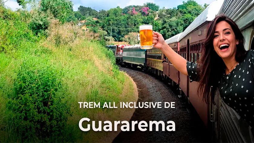 🚂 Trem All Inclusive Guararema 🚂 Classe Pullman